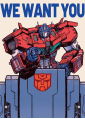 Megatron/Optimus Prime Giclee Print Poster