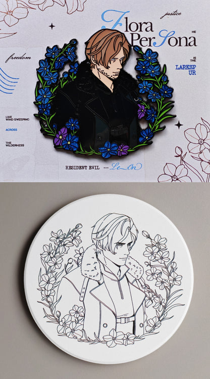 [Pre-order]Leon & Ada Enamel Pin