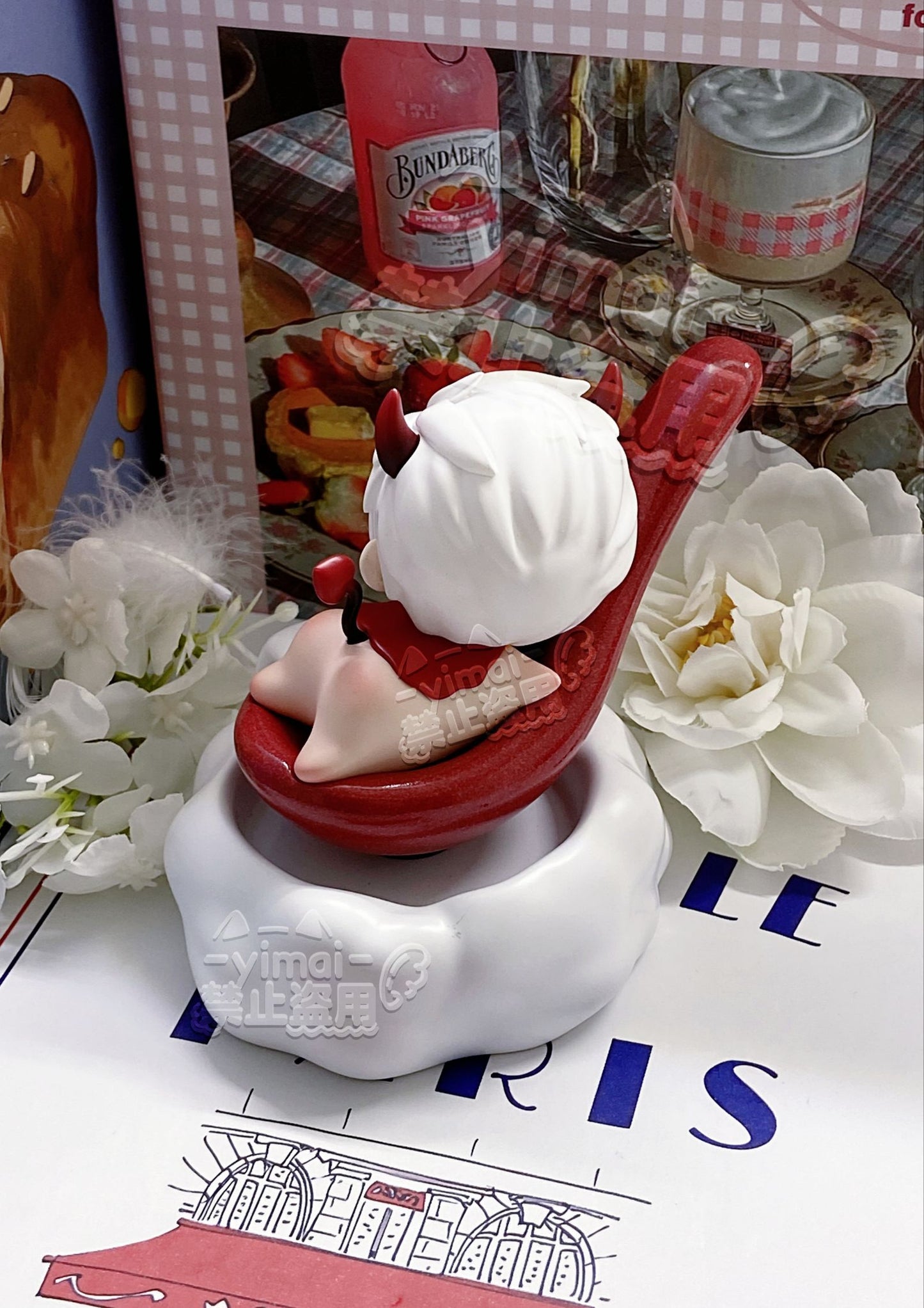 [Pre-order] Rotatable Glutinous Rice Ball Lying Chibi Figure