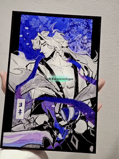 SB Yone postcard&Acrylic illustration board