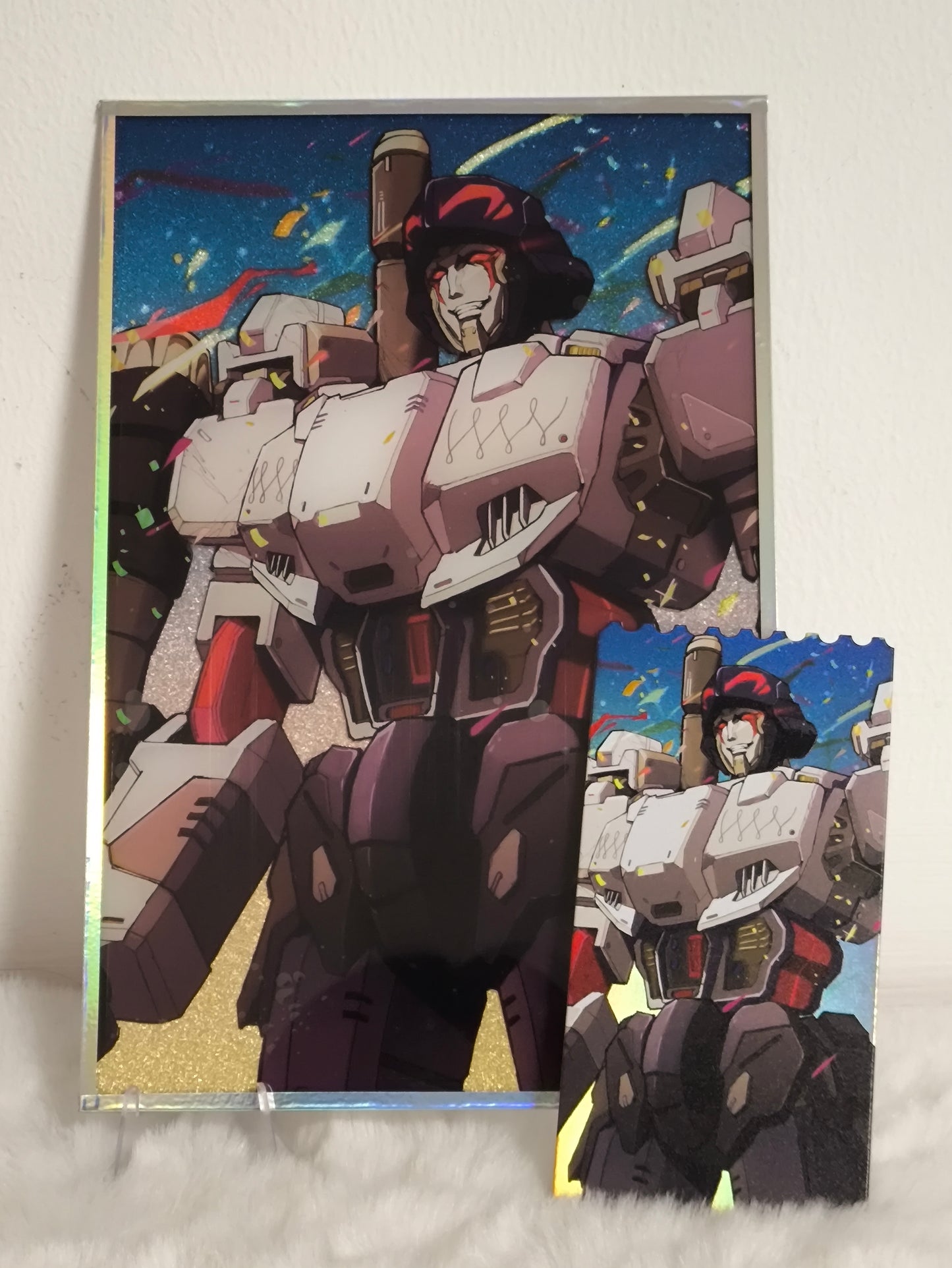 [In-stock]TF Mega:Victory to Victor shikishi & ticket stub set