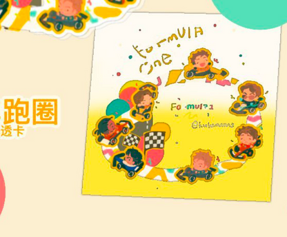 [Pre-order]Formula 1 fan-made goods Acrylic stand pendant