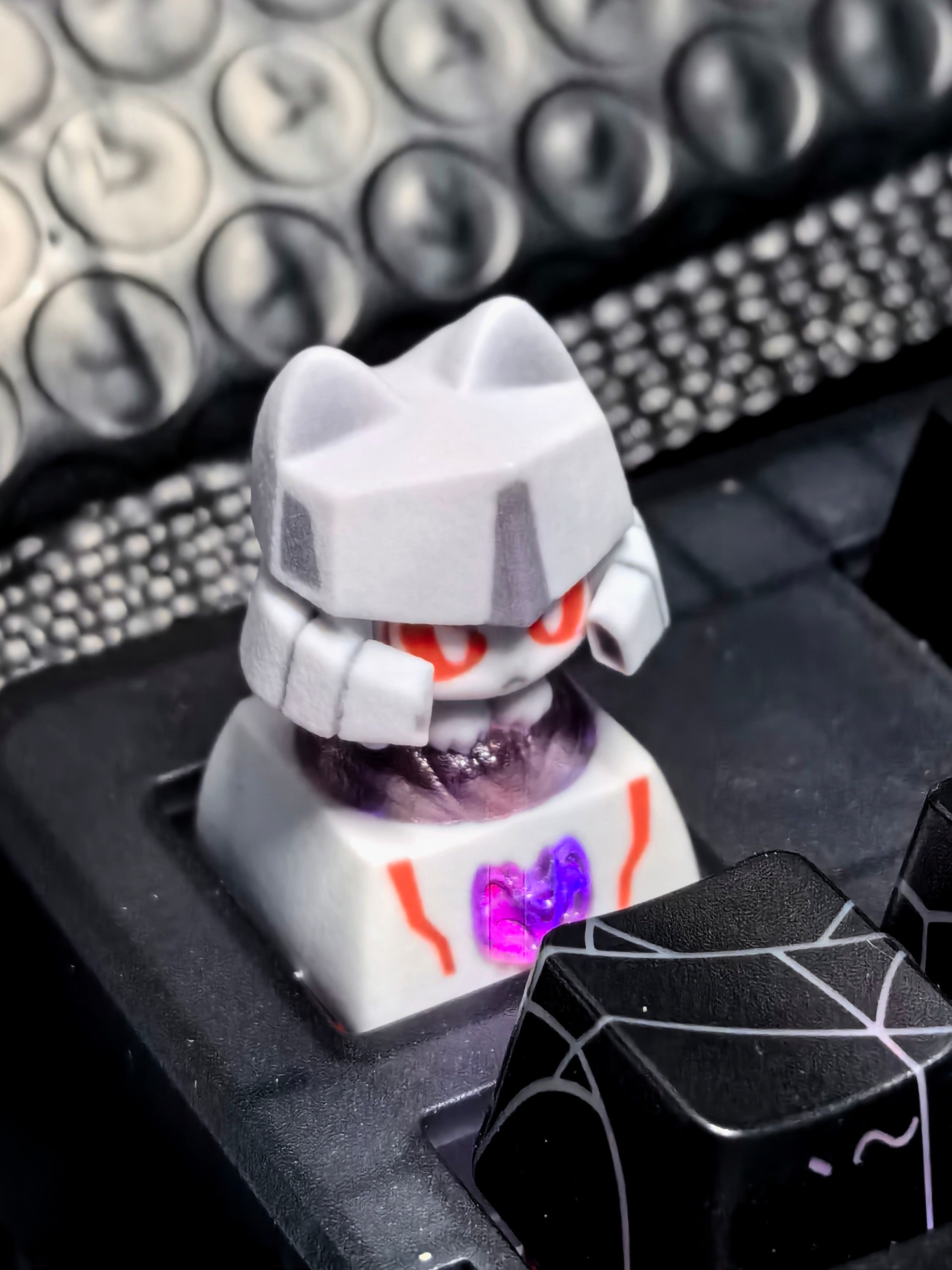 [In-stock] Megatron cat keycap – StarrToy