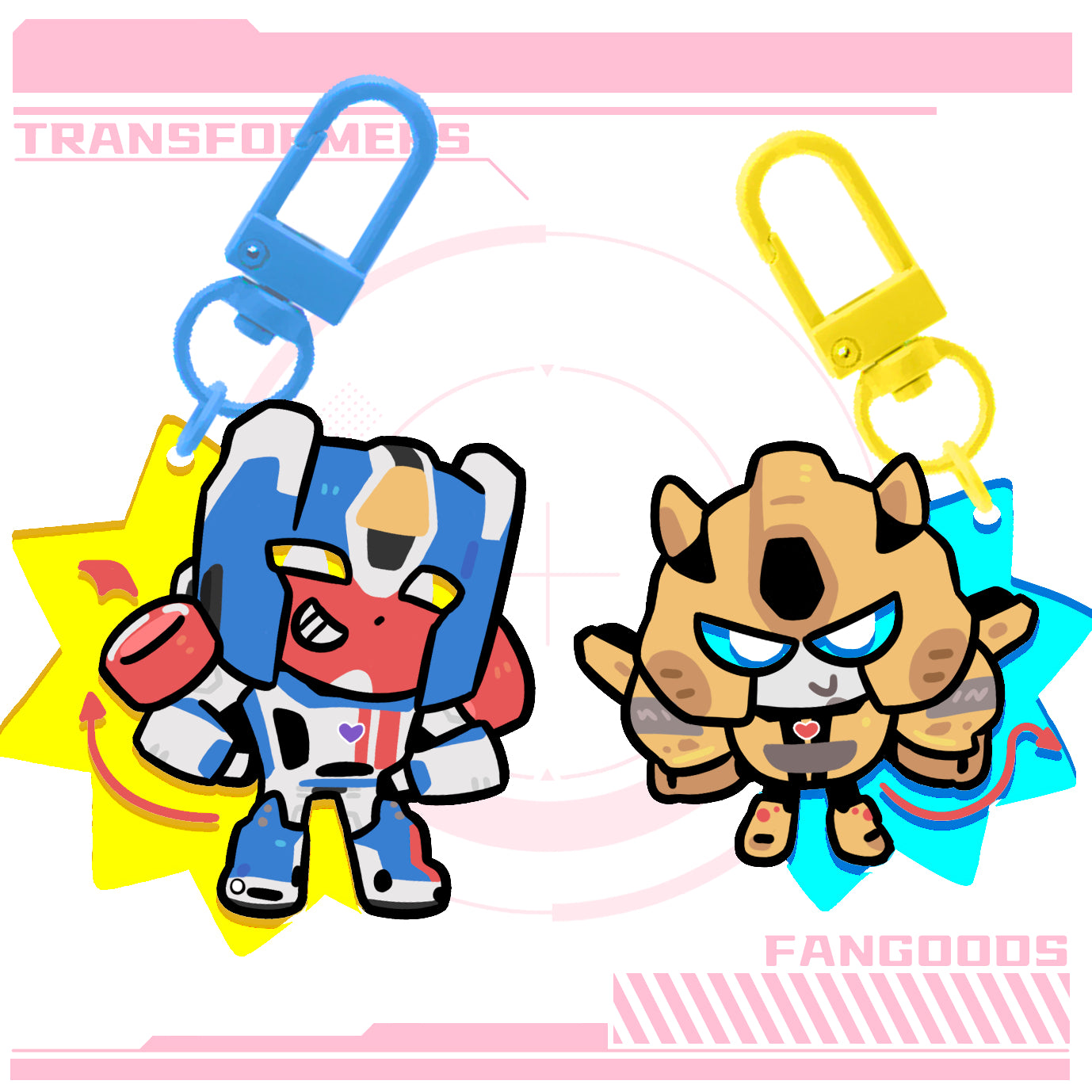 [In-stock]Breakdown&Bumblebee Acrylic Keychain