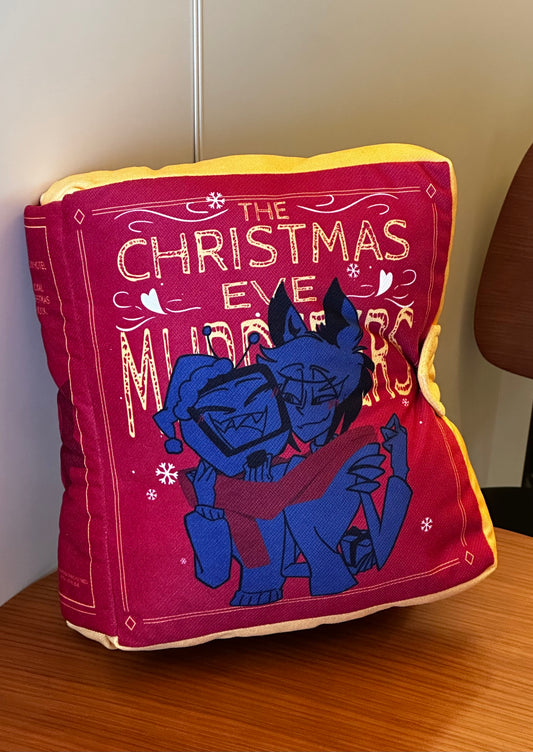 [Pre-order] HH- VOX&ALASTOR Furry book-shaped throw pillow