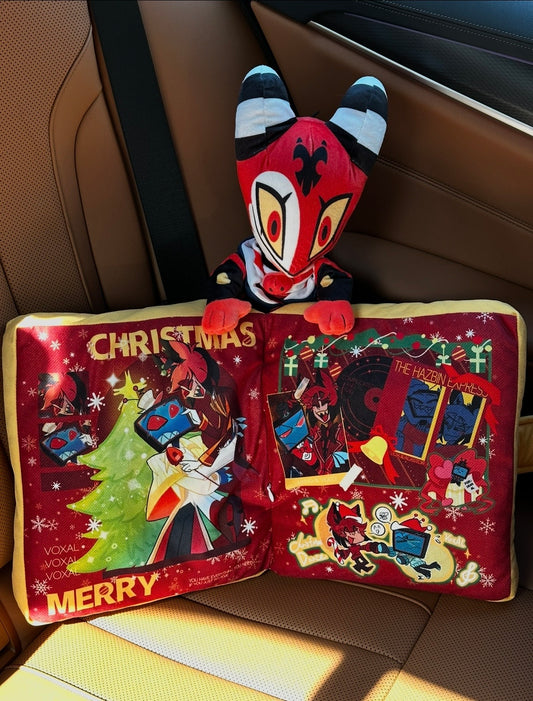 [Pre-order] HH- VOX&ALASTOR Furry book-shaped throw pillow