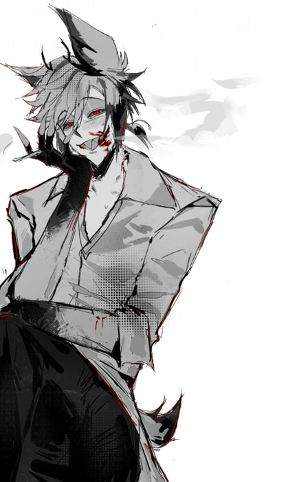 voxal【 black and white hot stamping】