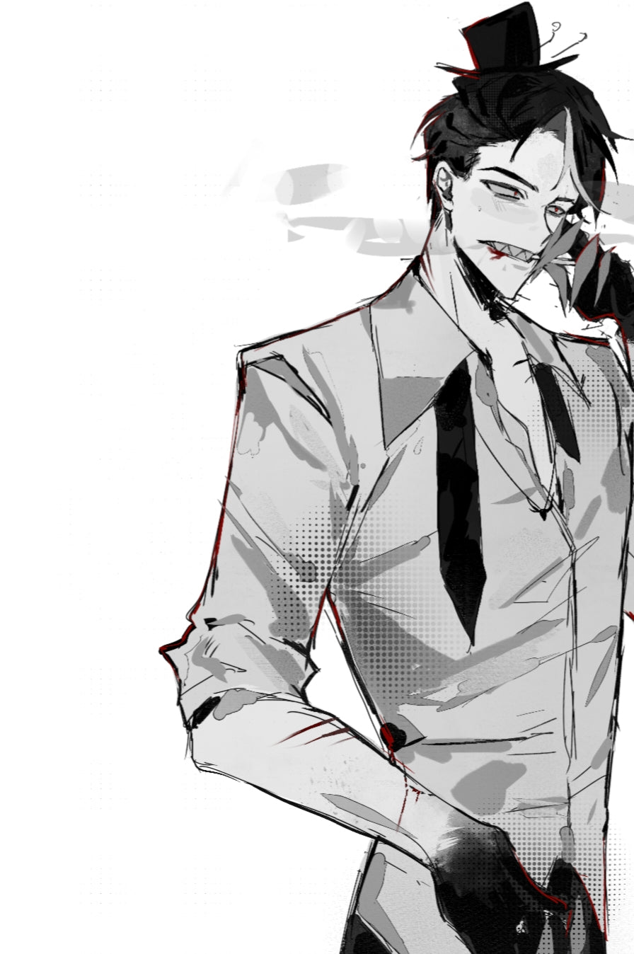 voxal【 black and white hot stamping】