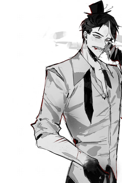 voxal【 black and white hot stamping】