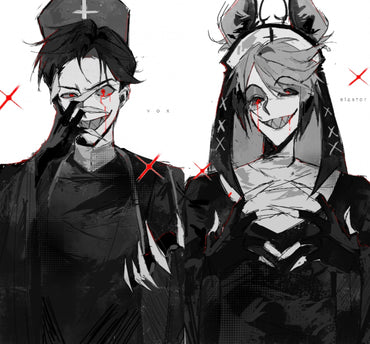 voxal【 black and white hot stamping】