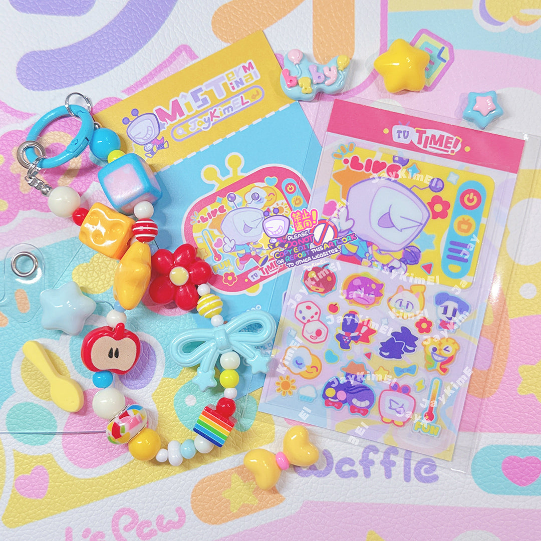 [Pre-order] Tenna Transfer Sticker and Phone Charm Strap