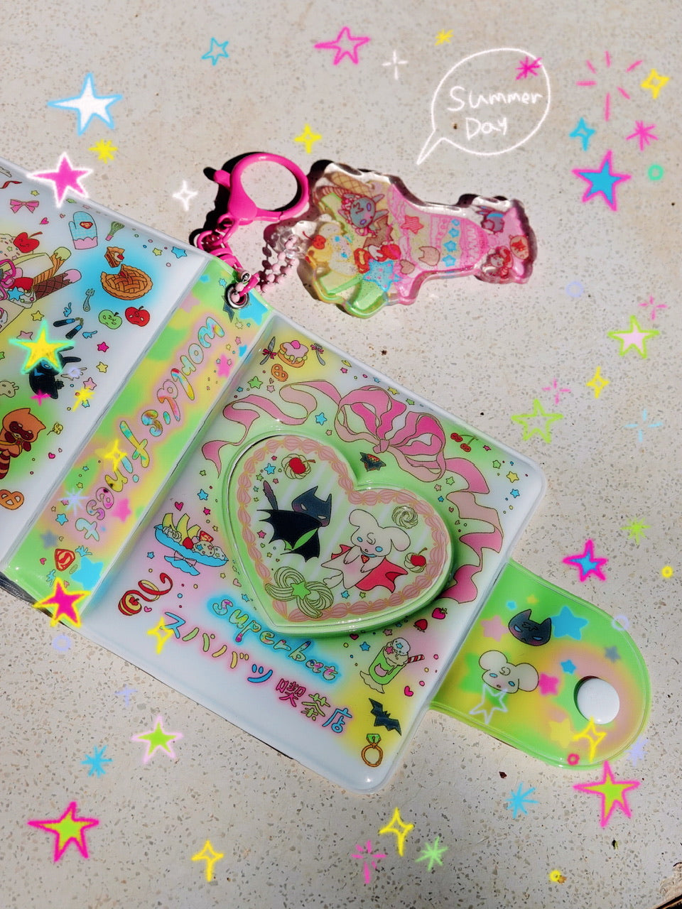 [In stock] Superbat Melon Parfait Retro Collecting Book/ Photocard Holder