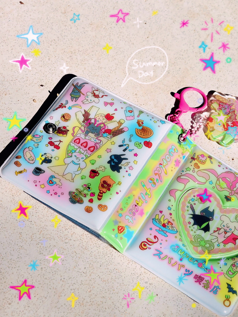 [In stock] Superbat Melon Parfait Retro Collecting Book/ Photocard Holder