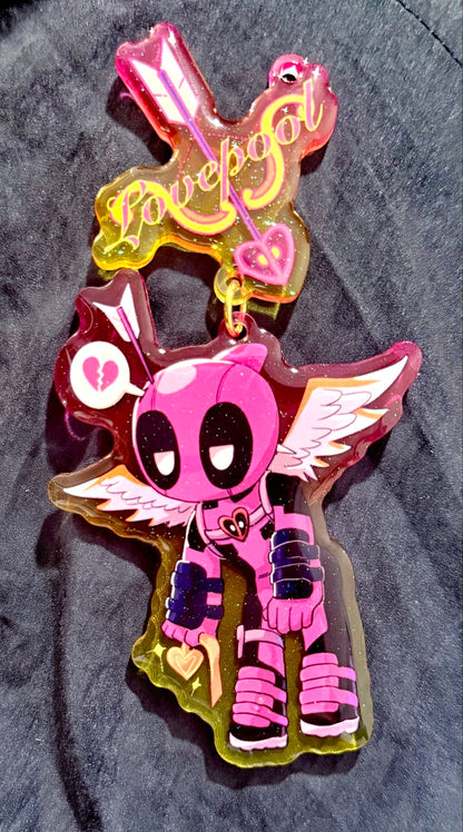 Dp- Lovepool epoxy pendant