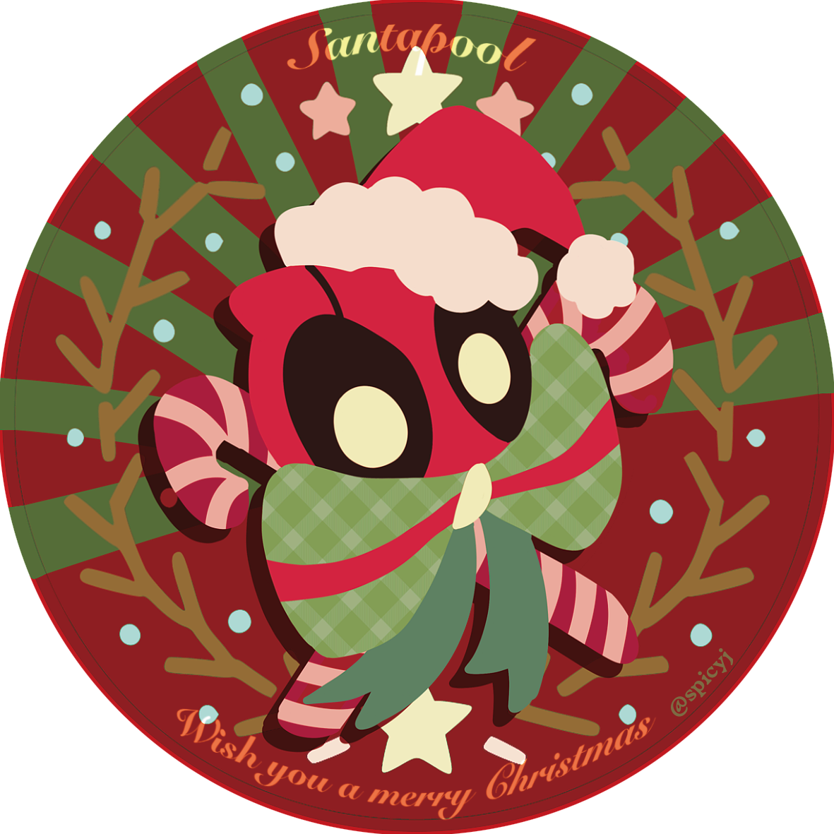[Pre-order] Santapool Christmas fridge magnet