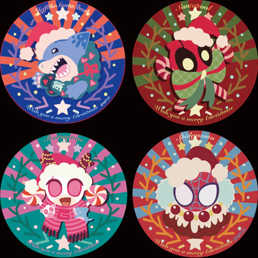 [Pre-order]Santapool&Gwenpool&Spidey&Jeff Christmas fridge magnet