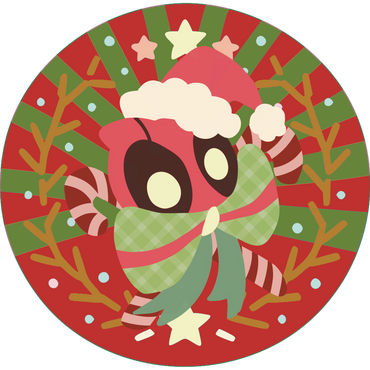 Marvel fan made Christmas seat cushion(carpet)