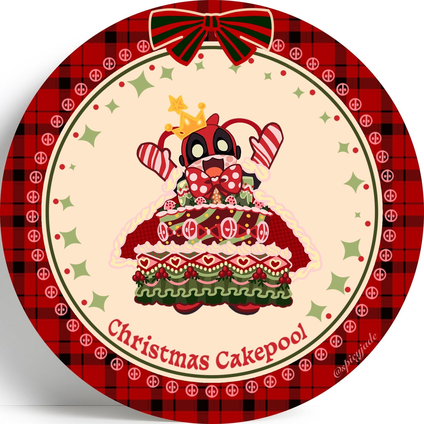 Dp fan-made content Santapool dessert plate