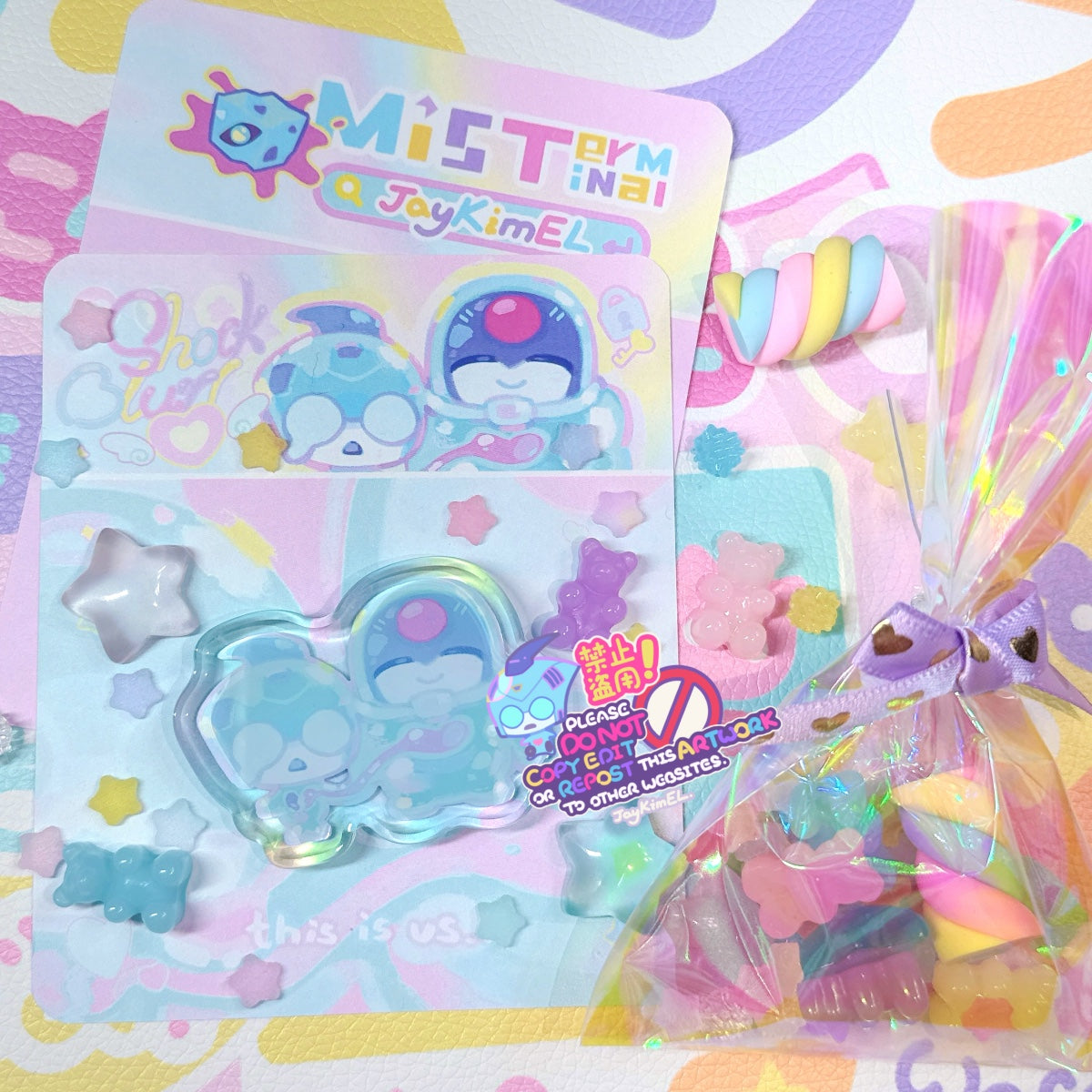 ShockBlurr Gummy Thick Acrylic  Plastic Candy Accessory Pack
