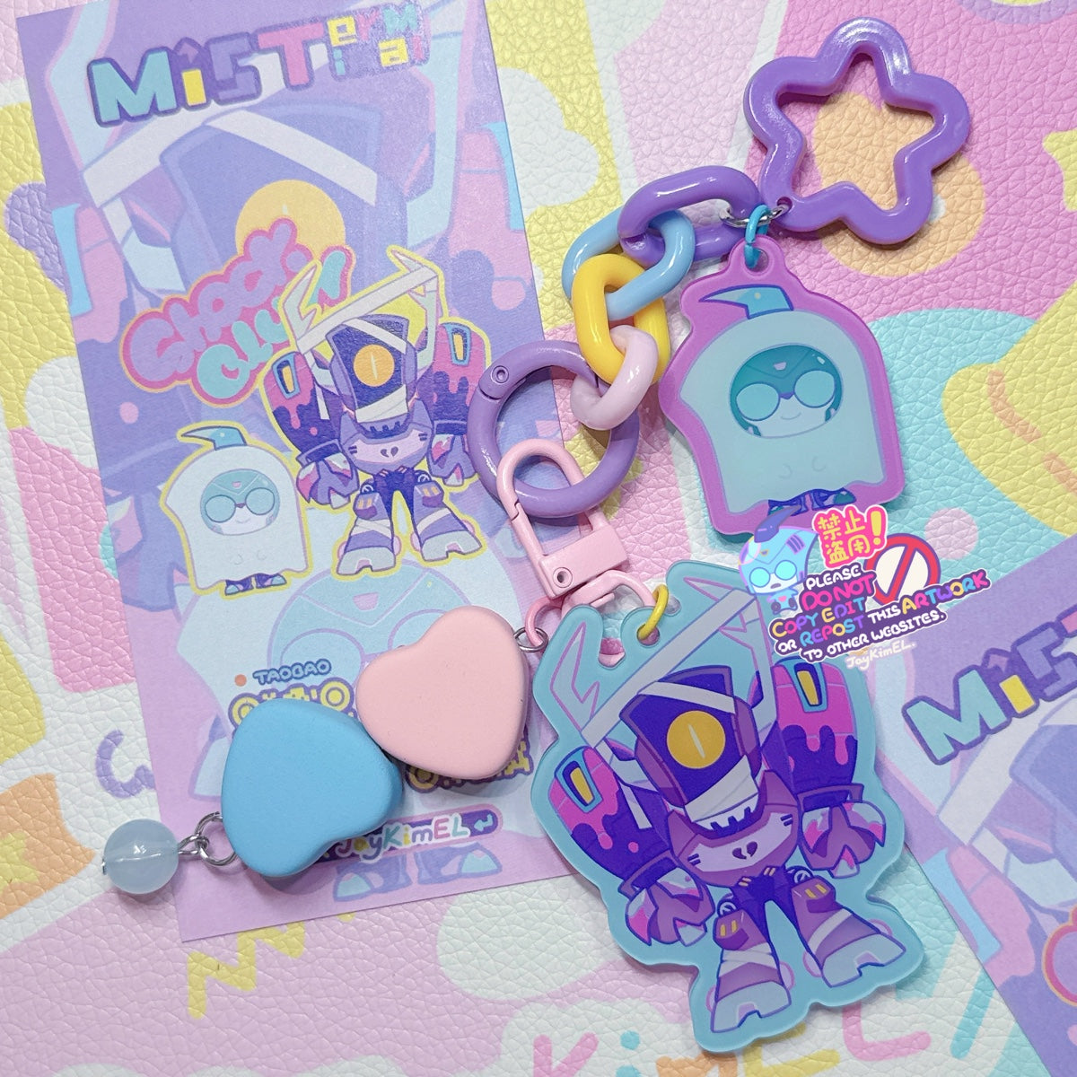 ShockBlurr Trick or Treat Glow-in-the-Dark Acrylic Keychain Longarm Prime Mini Lenticular Fan