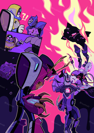 SG ShockBlurr Do Not Abandon Your Agent Fan Art Comic Book and Postcard
