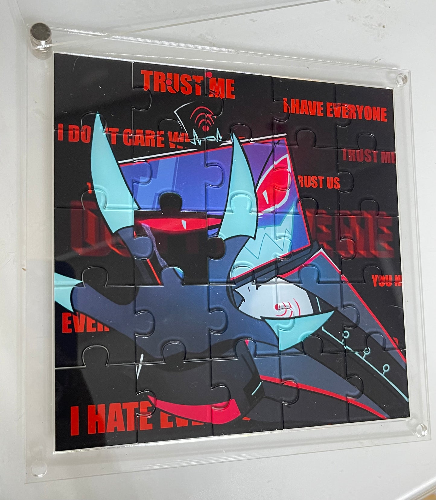 Hh Vox two-color acrylic puzzle