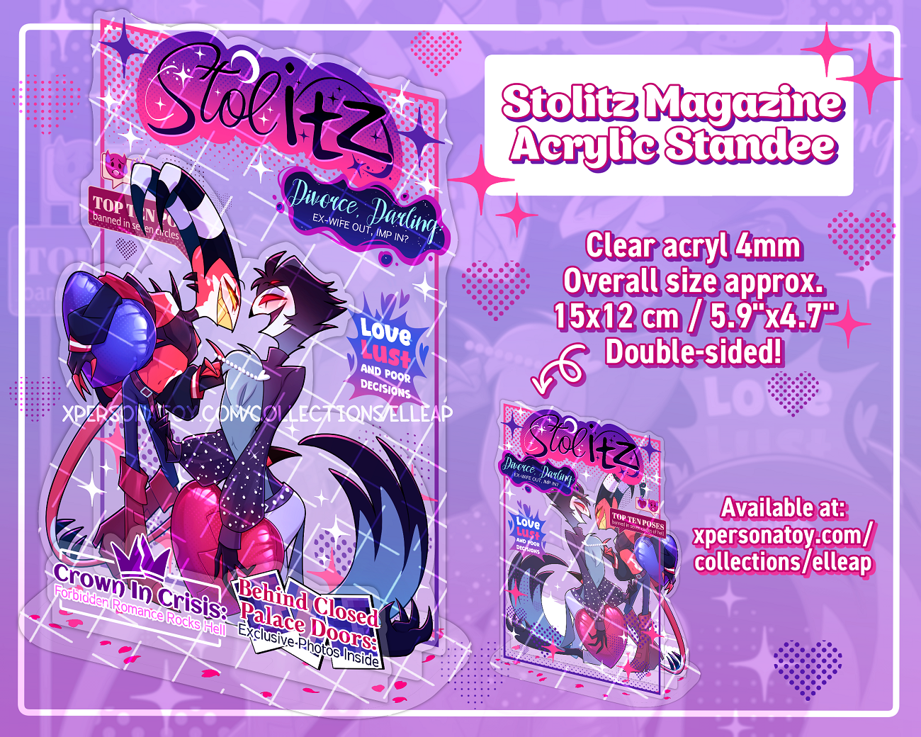 Stolitz Magazine Acrylic Standee