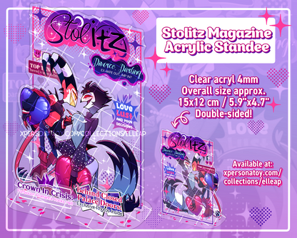 Stolitz Magazine Acrylic Standee