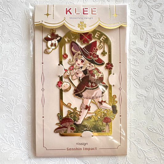 [In stock] Genshin Impact Metal Bookmark (Klee Edition)
