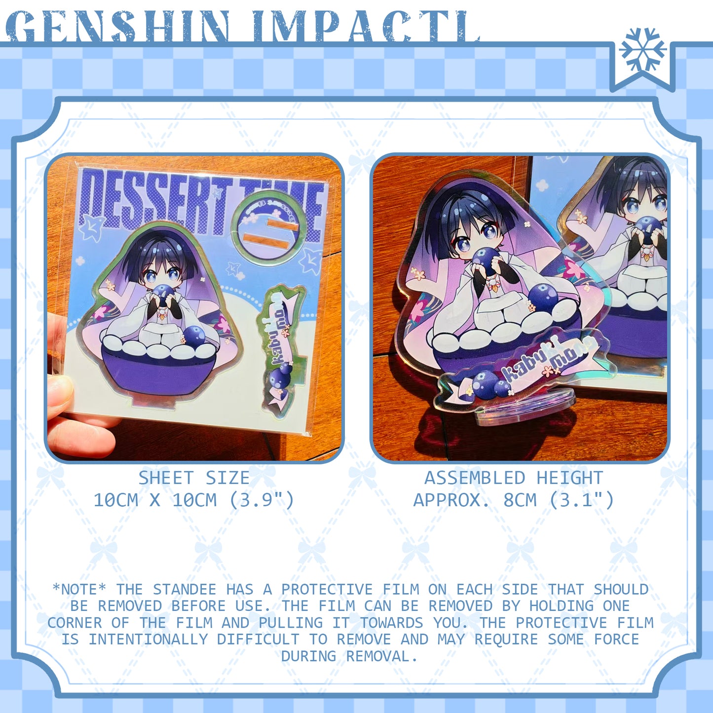 [Pre-order]GenshinImpact FanArt Small Cake Series  Acrylic Standee