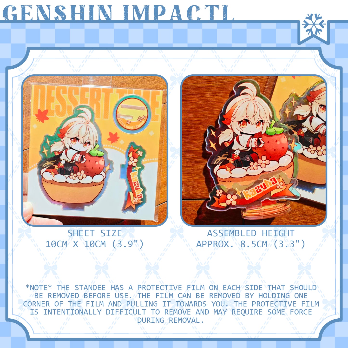 [Pre-order]GenshinImpact FanArt Small Cake Series  Acrylic Standee