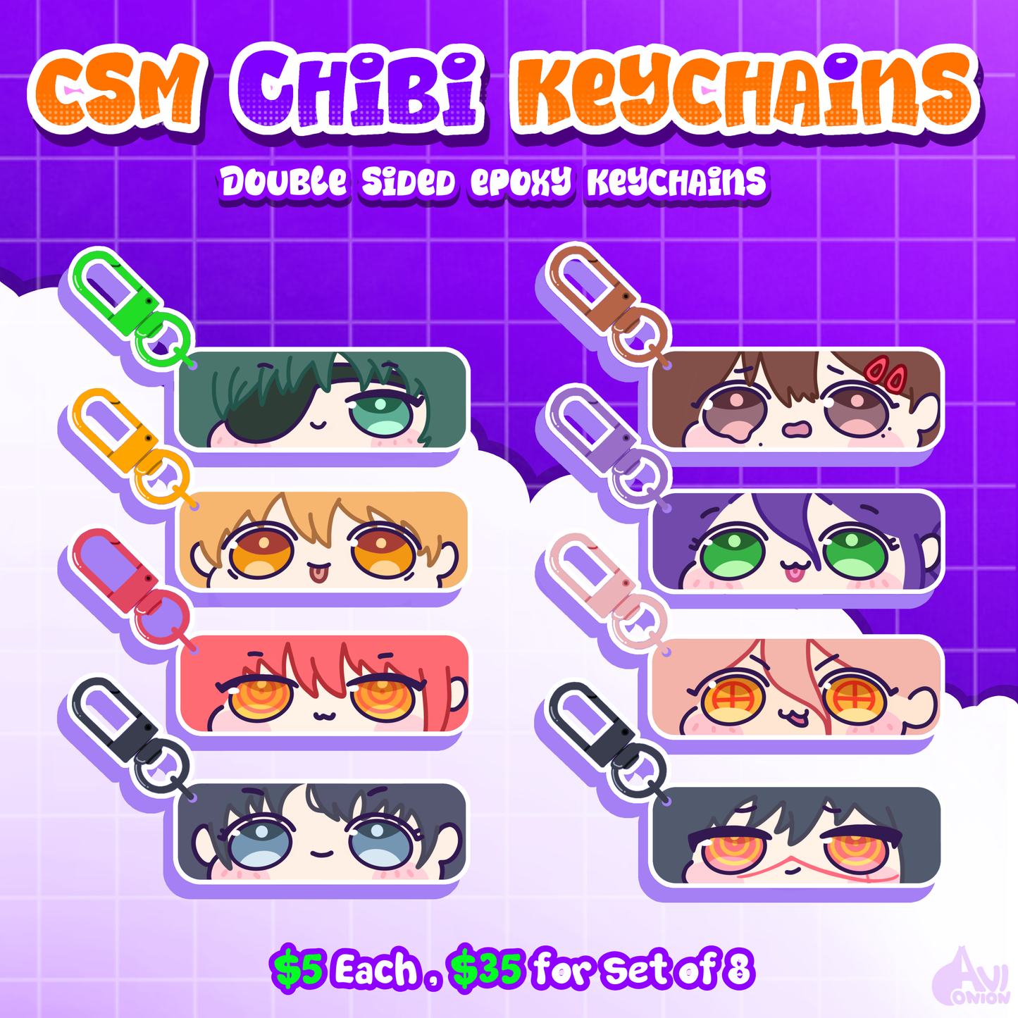 [Pre-sale]Avi ChainsawMan Acrylic Keychains