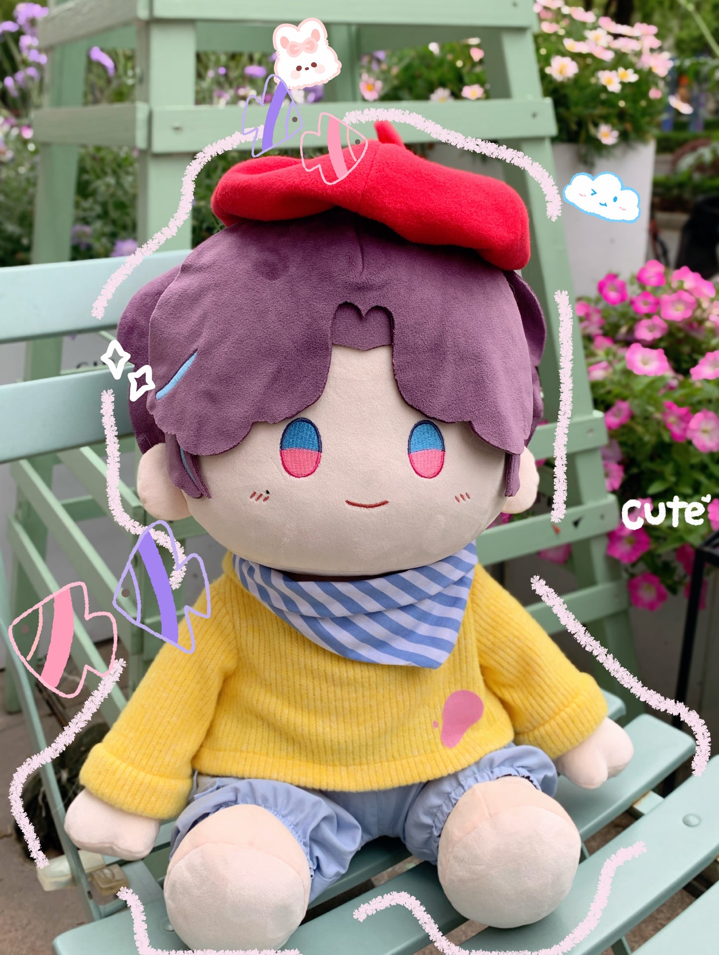 Pre-sale Rafayel 40cm Plush Doll with Painter Outfit