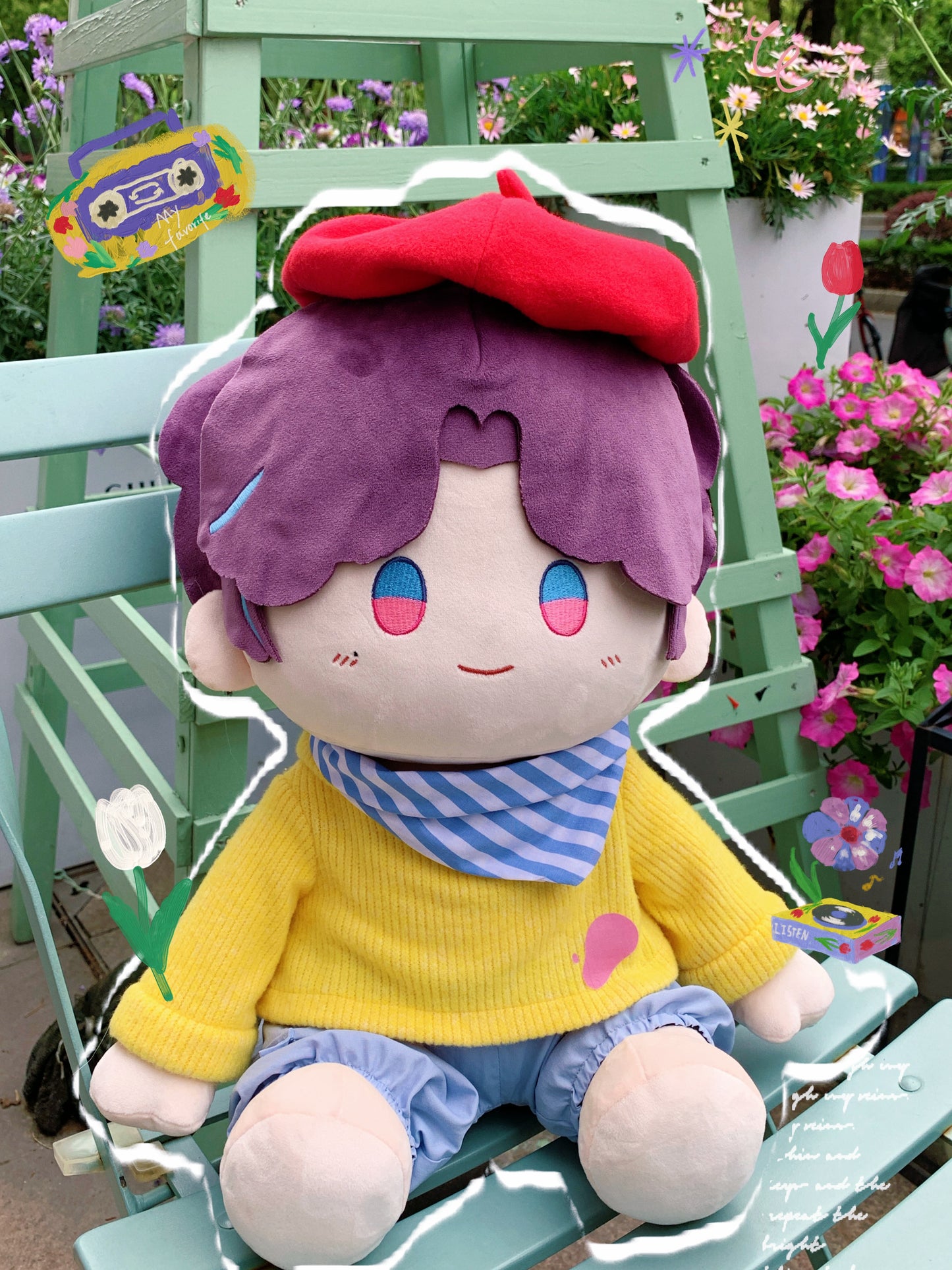 Pre-sale Rafayel 40cm Plush Doll with Painter Outfit