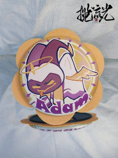 [Instock] ChiBi A Felt-Trimmed PU Leather Pin