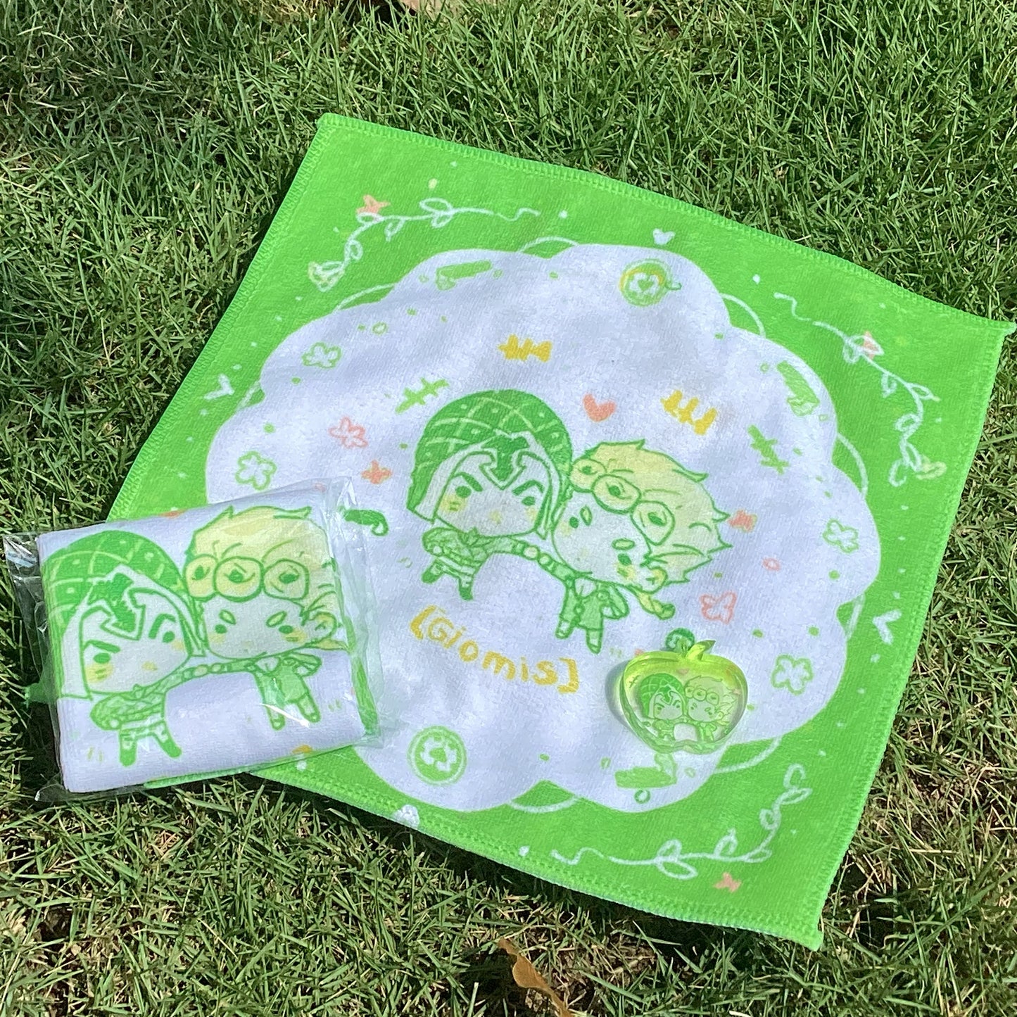 [Pre-order]JJBA Giomis Collection - Acrylic Charms, Keychain & Lawn Towel