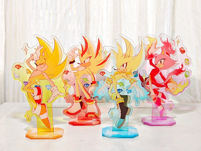 [In-stock] Sonic the Hedgehog Acrylic Standee & Holographic Card