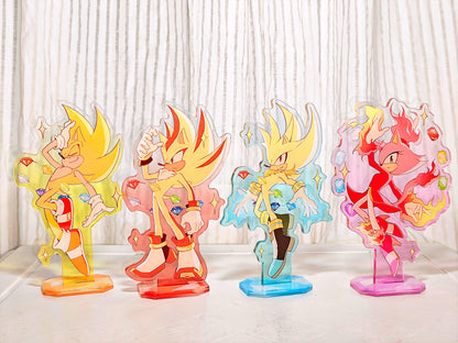 [In-stock] Sonic the Hedgehog Acrylic Standee & Holographic Card