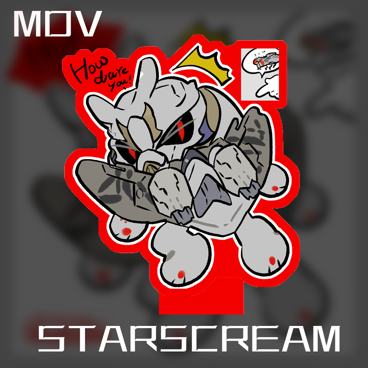 mov starscream Acrylic standee