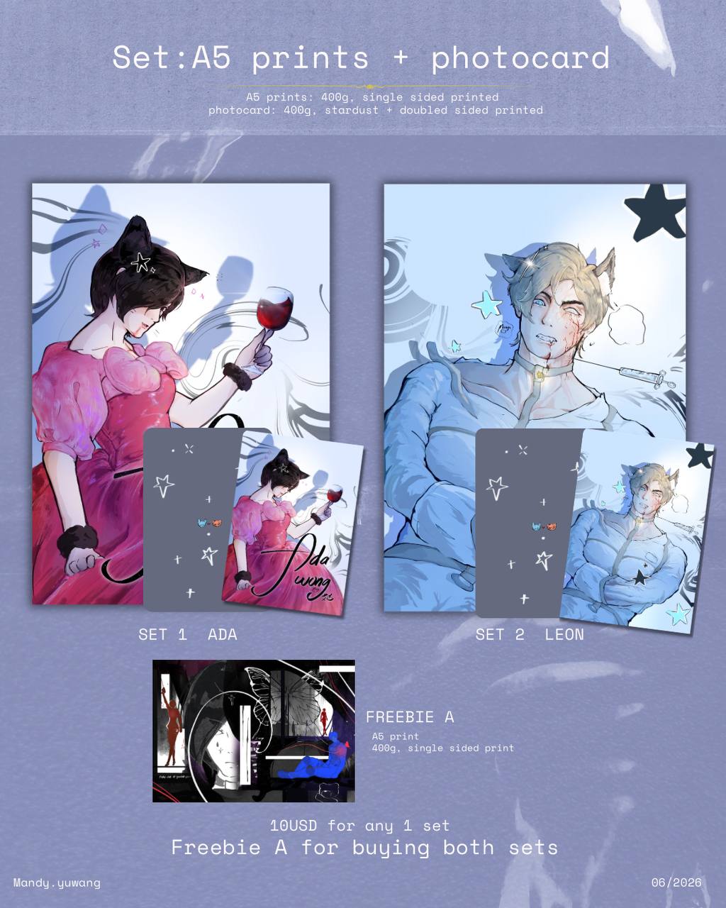 [Pre-order] Aeon A5 prints & photocard