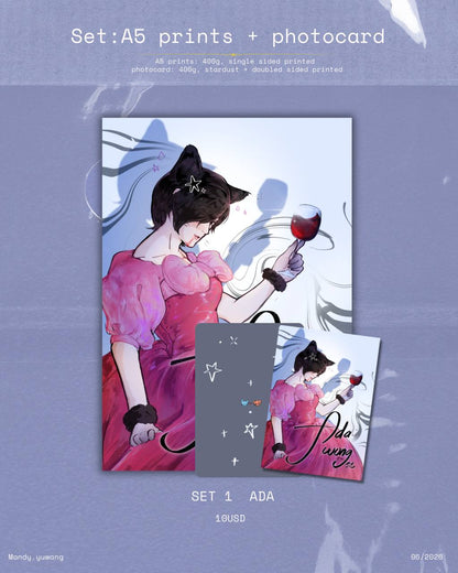 [Pre-order] Aeon A5 prints & photocard