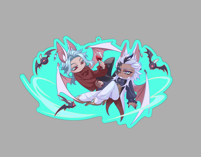 [Pre-order] Pierro & Dottore — Vampire AU. Halloween themed