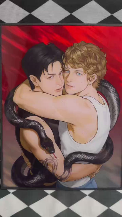 [Pre-order] HUDCON Flame Holographic Acrylic Shikishi Set