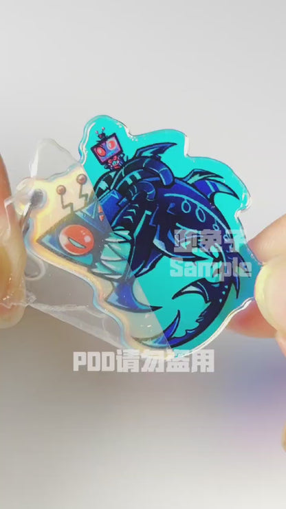[Pre-order] The Vees Photo Prop Stick & Holographic Detachable Acrylic Charm