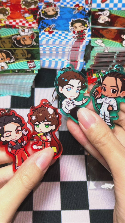 [Pre-order]F1 fan-made goods Acrylic Keycharm
