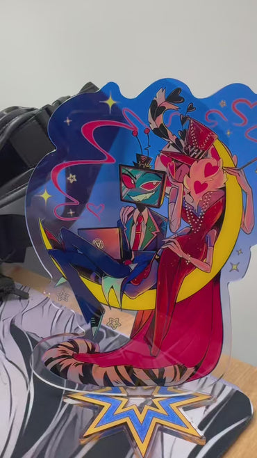 [Pre-order] StaticMoth: «Moon Lovers» standee 💫