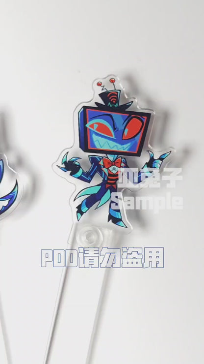 [Pre-order] The Vees Photo Prop Stick & Holographic Detachable Acrylic Charm