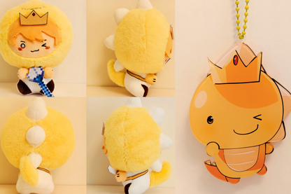 [Pre-order] UU&LS Animal Head Plushie With Keychain (Removable Magnetic Accessory)