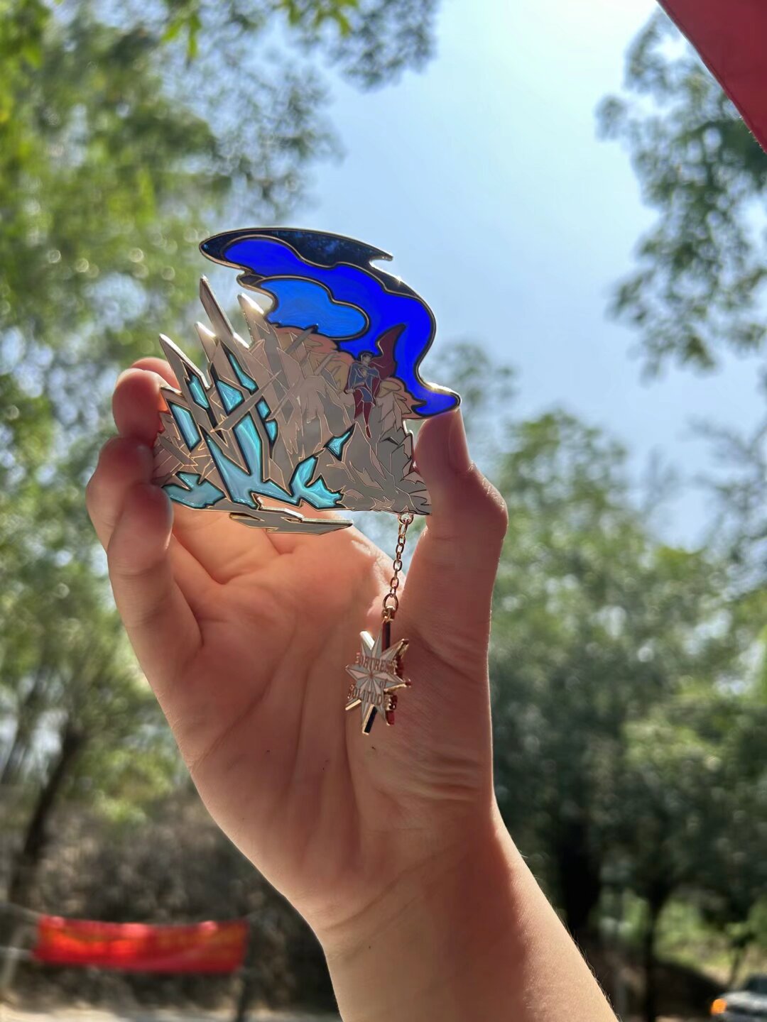 SuperBat-Metal badge