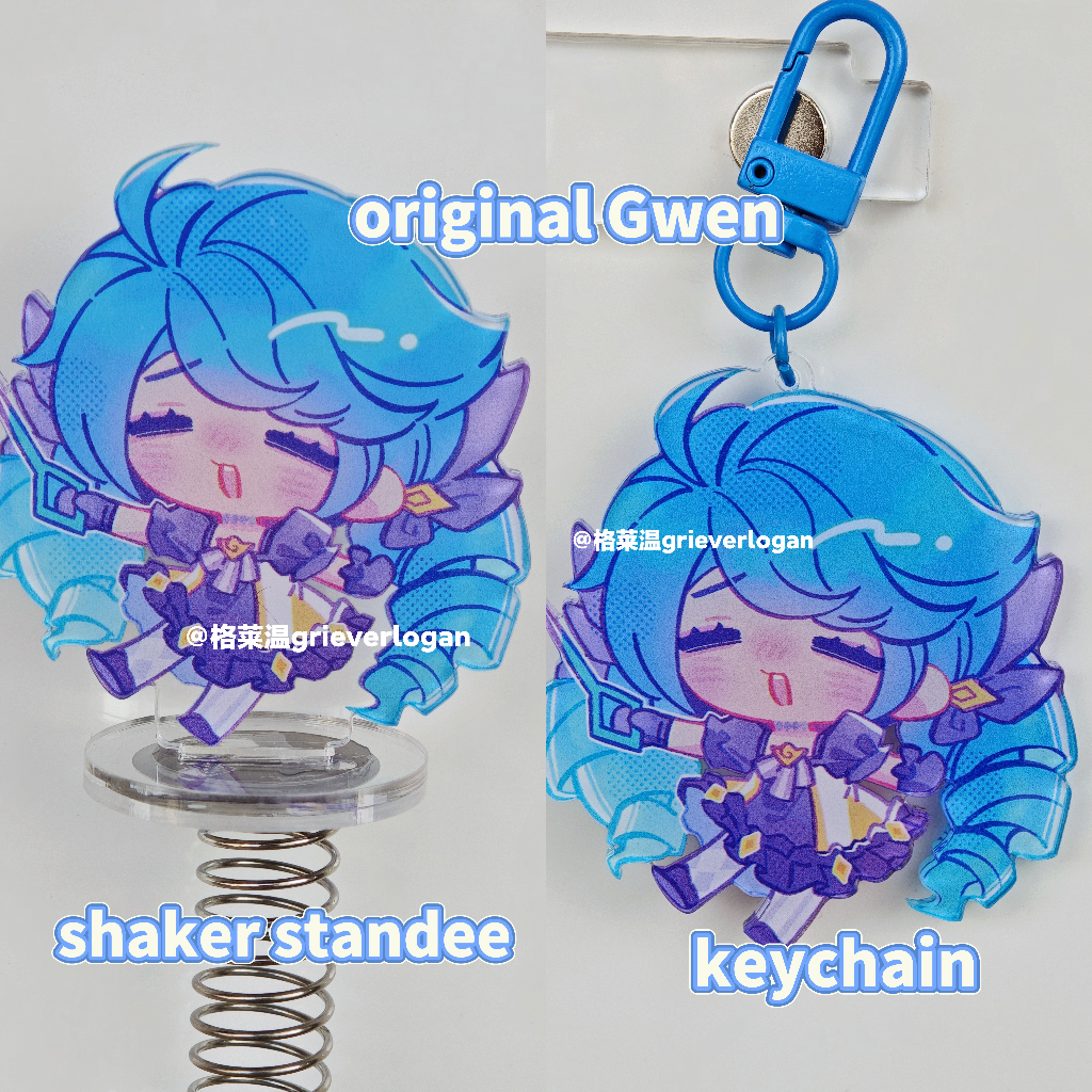 Chibi Gwen acrylic series